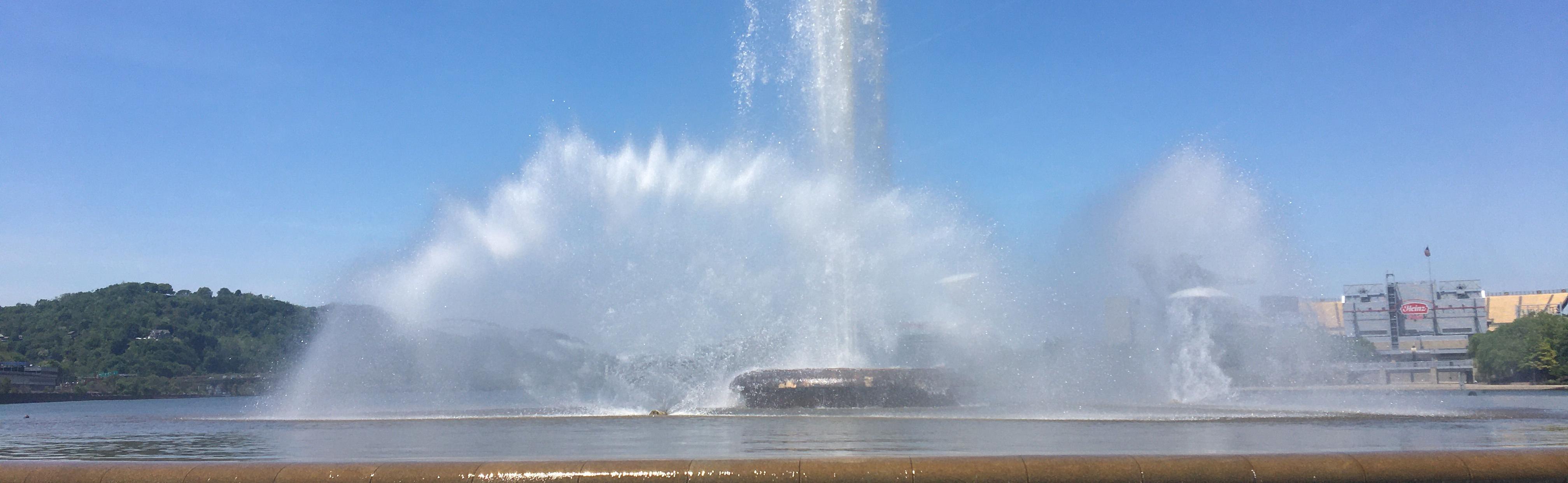 Point State Park fountain